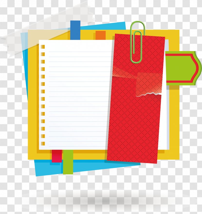 Paper Notebook Icon - Yellow - Pin Promotional Column Elements Transparent PNG