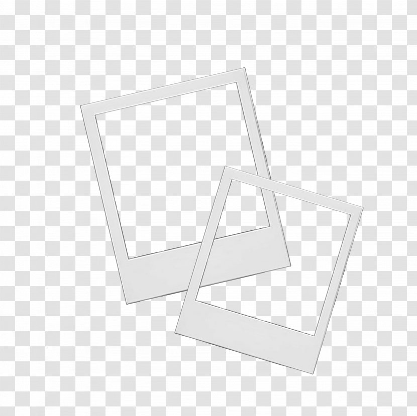 Product Design Line Angle Picture Frames - Rectangle - Polaroid Flag Transparent PNG