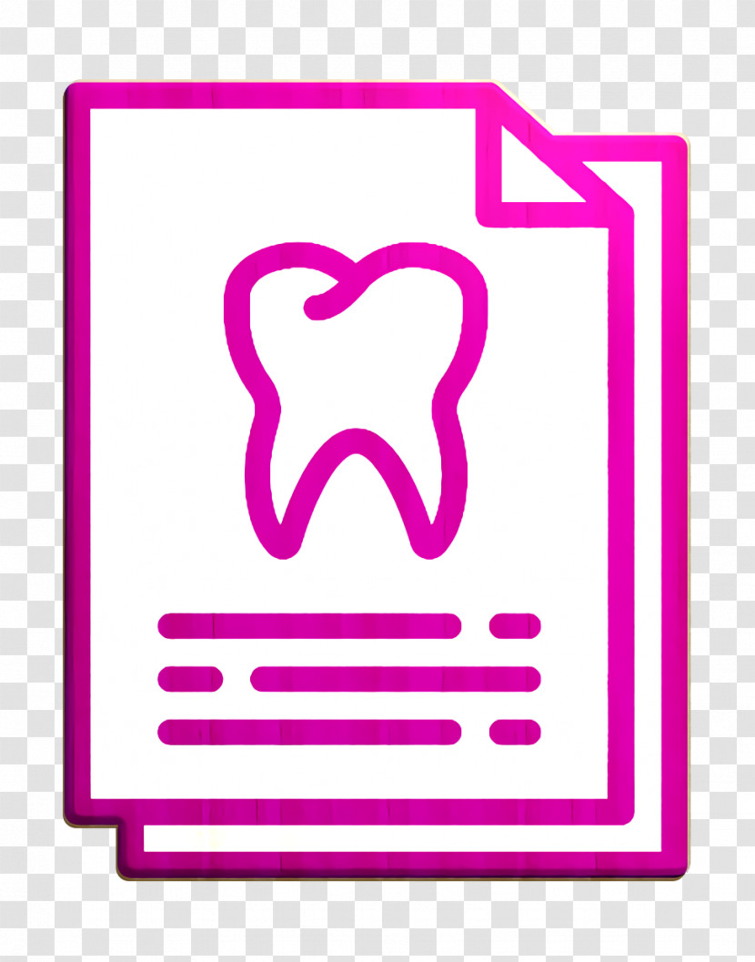 Dental Record Icon Tooth Icon Dentistry Icon Transparent PNG