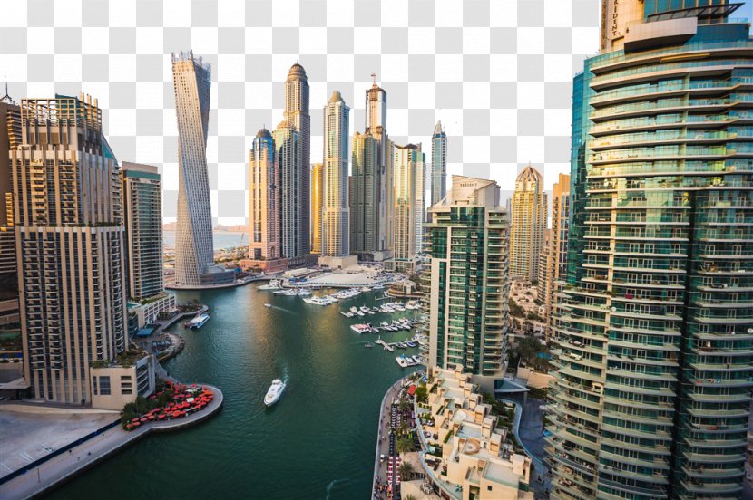 Burj Khalifa Dubai International Airport Downtown Paris Emirates - United Arab - City View Larger Image Transparent PNG