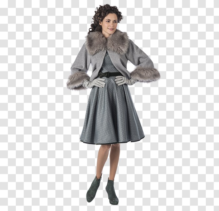 Overcoat Fur Clothing Sleeve Skirt - Coat - Cat Shop Transparent PNG