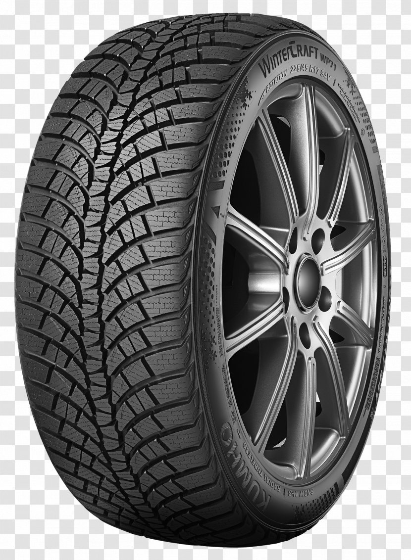 Car Snow Tire Kumho Hankook - Natural Rubber Transparent PNG