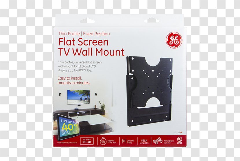 Flat Panel Display Television Wall LED-backlit LCD Liquid-crystal - Lcd - Hole Transparent PNG