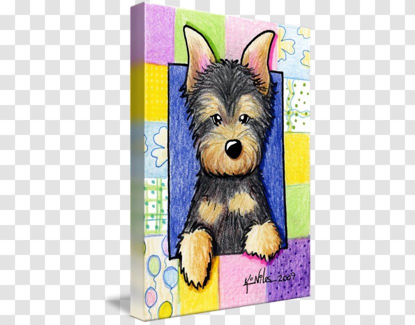 Yorkshire Terrier Cairn Dog Breed Toy Painting - Razas Nativas Vulnerables - Australian Silky Transparent PNG