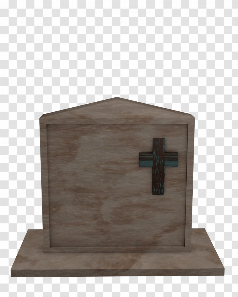 Headstone Cemetery Grave Death Funeral - Christian Cross Transparent PNG
