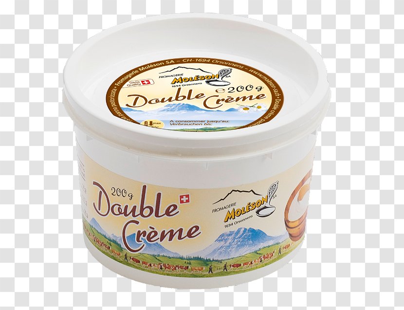 Crème Fraîche Double Clotted Cream .de Cheese - Frame - Gruyere Transparent PNG