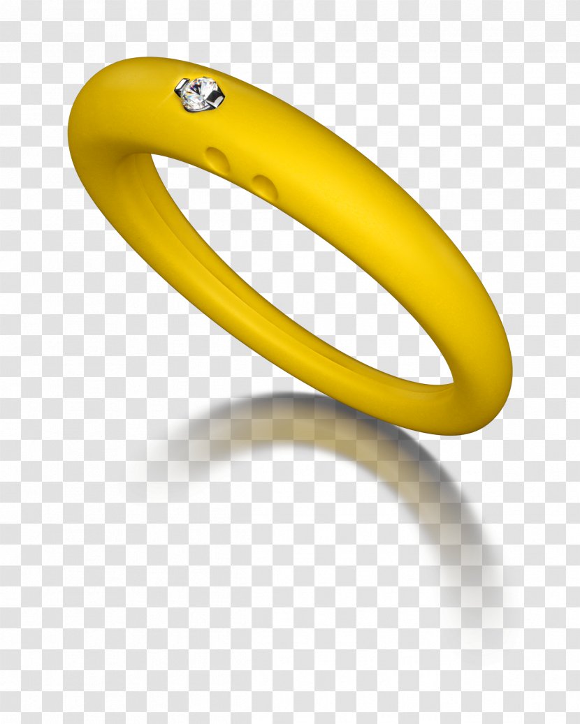 Engagement Ring Diamond Jewellery Princess Cut - Gold Transparent PNG