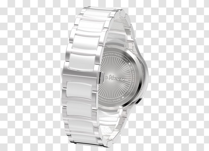 Watch Strap Steel - Silver - Serene Media Transparent PNG