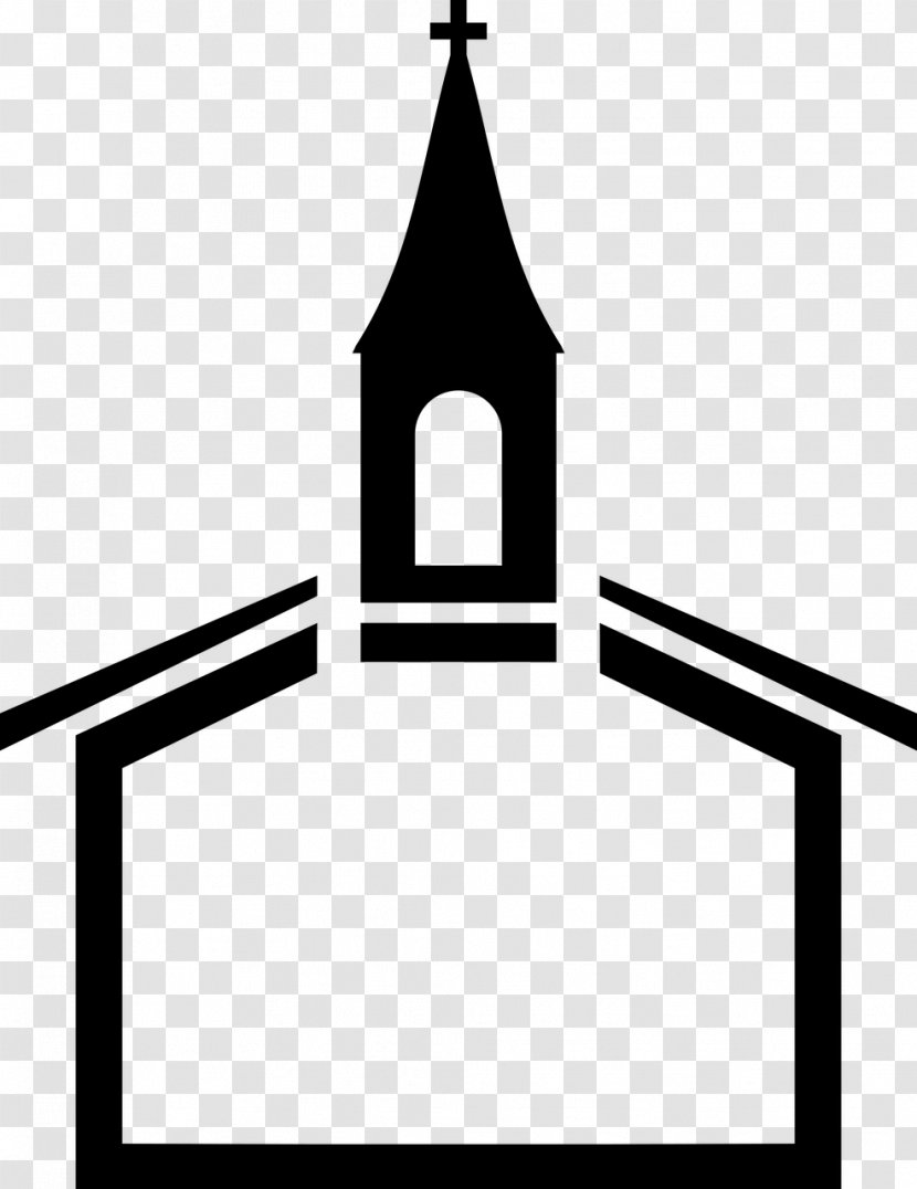 Christian Church Steeple Black Clip Art - Jesus Transparent PNG
