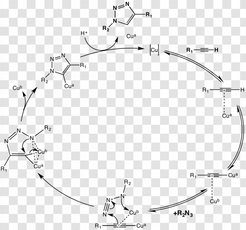 Azide-alkyne Huisgen Cycloaddition Click Chemistry - Frame - Cycle Transparent PNG