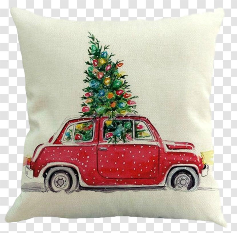 Throw Pillows Christmas Tree Cushion - Holiday - Pillow Transparent PNG