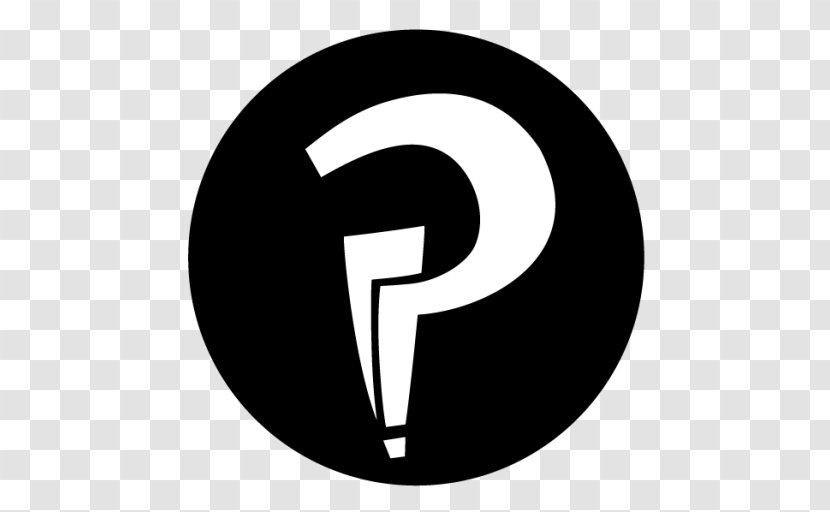 Logo Interrobang Exclamation Mark Question - Art Transparent PNG