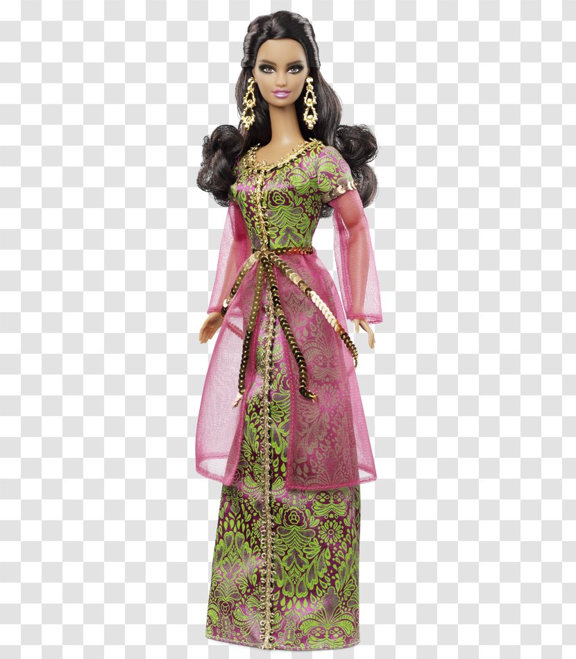 Nigerian Barbie Australian Spain Doll Cinco De Mayo Kenyan - Watercolor - Bollywood Beauty Costume Transparent PNG