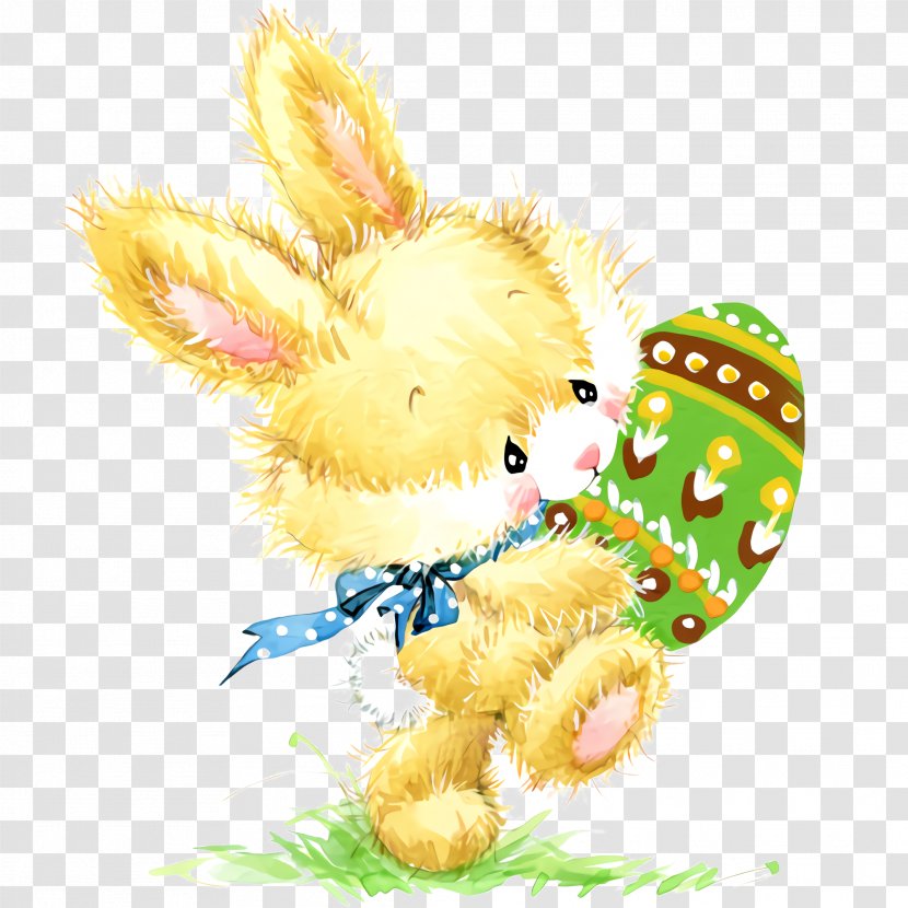 Easter Bunny - Toy - Plush Transparent PNG