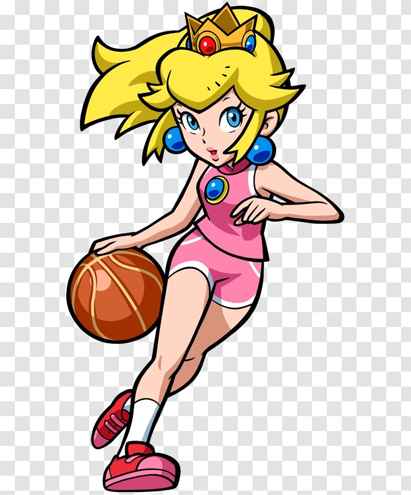 Super Princess Peach Luigi Daisy Video Game - Frame - Basket Ball Picture Transparent PNG
