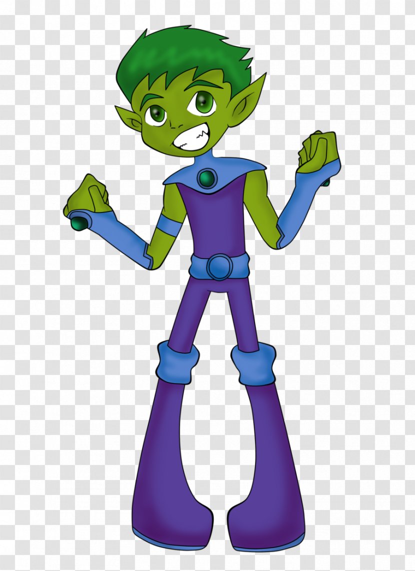 Beast Boy Starfire Robin Raven Cartoon - Drawing Transparent PNG