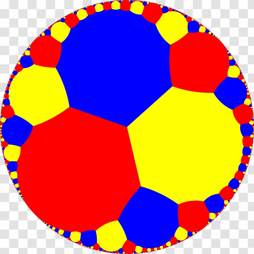 Circle Point Symmetry Cobalt Blue Yellow - 7 Transparent PNG