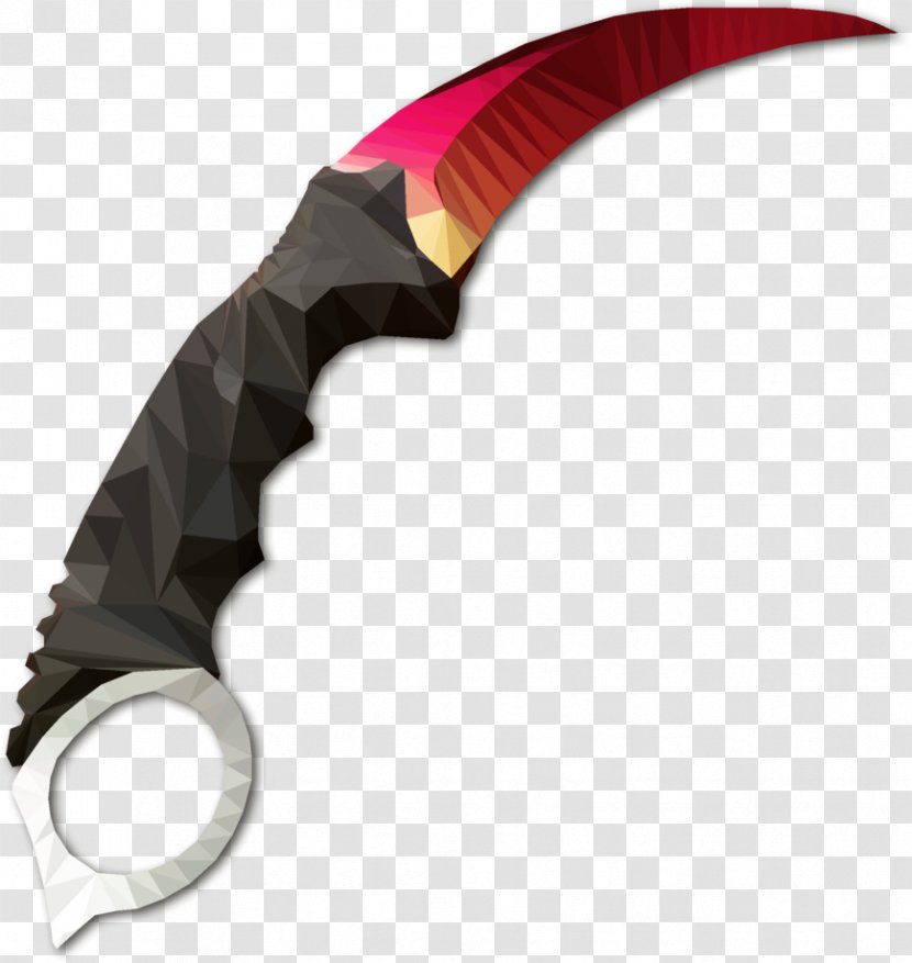 Counter-Strike: Global Offensive Knife Karambit Weapon Blade - Utility - Knives Transparent PNG
