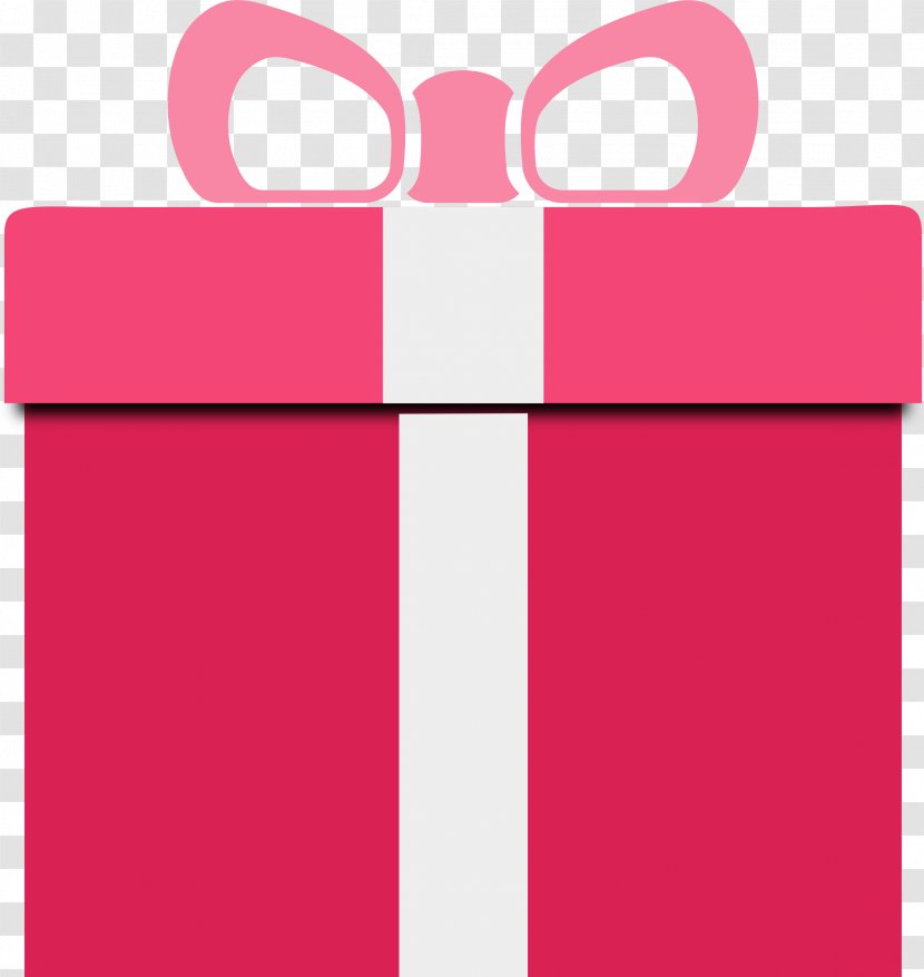 Gift Decorative Box Clip Art - Ribbon - Pink Cliparts Transparent PNG