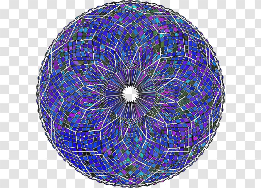 Cobalt Blue Purple Violet Circle Sphere - Abstract Transparent PNG