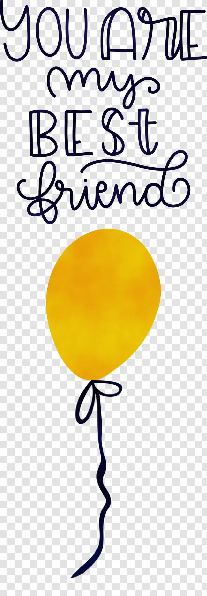 Balloon Yellow Line Happiness Meter Transparent PNG