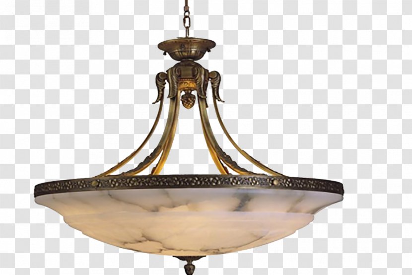 Lantern Chandelier Light Fixture - Large Ceiling Lamp Transparent PNG