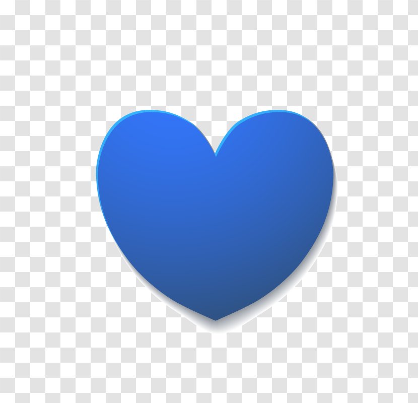 Blue Heart - Heart-shaped Transparent PNG