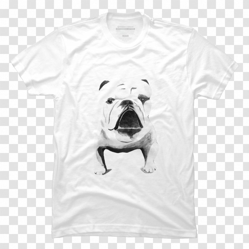 T-shirt Non-sporting Group Design By Humans Bulldog Drawing - Outerwear - Bull Dog Transparent PNG
