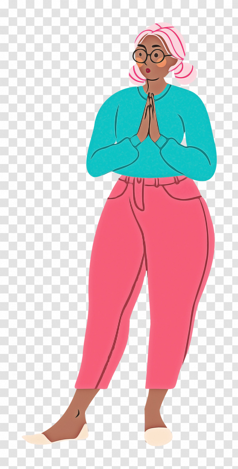 Standing Girl Woman Transparent PNG