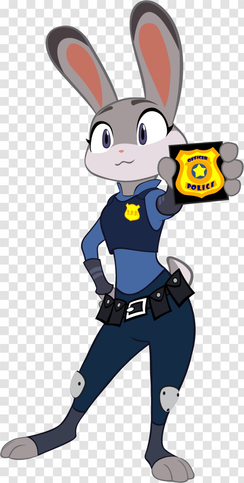 European Rabbit Lt. Judy Hopps Costume Cosplay - Police Transparent PNG