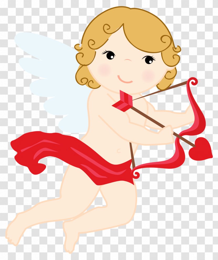 Cupid Valentine's Day Love - Heart - Clipart Transparent PNG