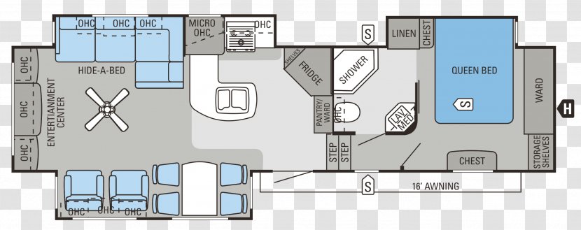 Jayco, Inc. Fifth Wheel Coupling Campervans Caravan Floor Plan - Pierce Rv Supercenter - Trailer Transparent PNG