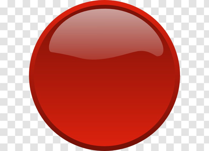 Button Clip Art - Oval - Red Background Transparent PNG