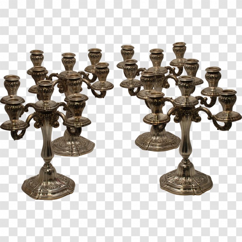 Brass 01504 Bronze Candlestick Transparent PNG