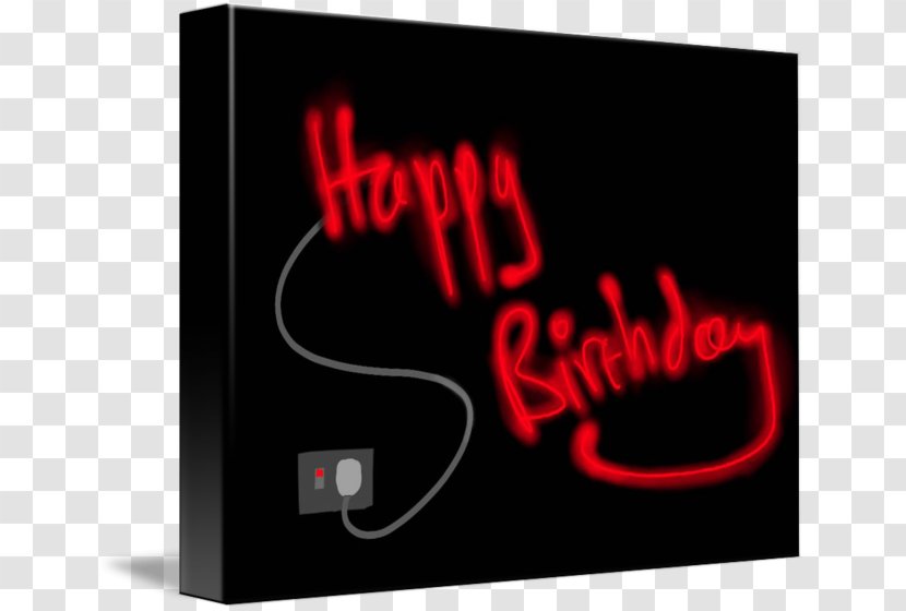 Birthday Cake Royalty-free Neon Sign - Signage Transparent PNG
