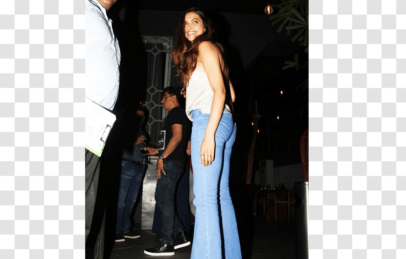 Jeans Bollywood Actor Fashion - Silhouette - Deepika Transparent PNG