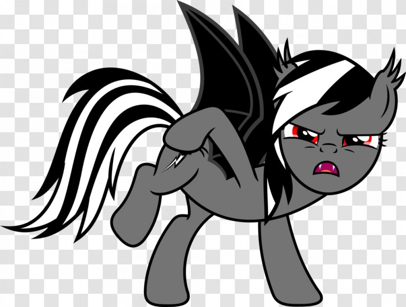 Cat Pony Horse Demon Vampire - Silhouette Transparent PNG