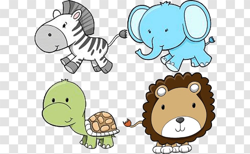 Baby Zoo Animals Jungle Clip Art - Funny Animal - Images Transparent PNG