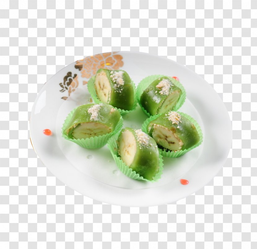 Green Tea Dim Sum Pancake Mochi - Vegetable - Product In Kind, Pie Transparent PNG