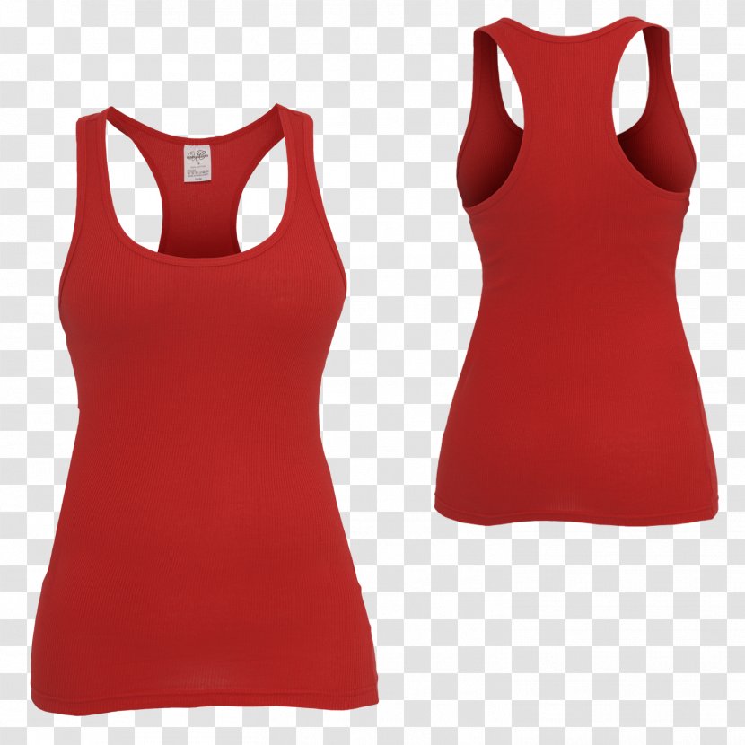 T-shirt Sleeveless Shirt Red Clothing Top - Tree - Overalls Transparent PNG