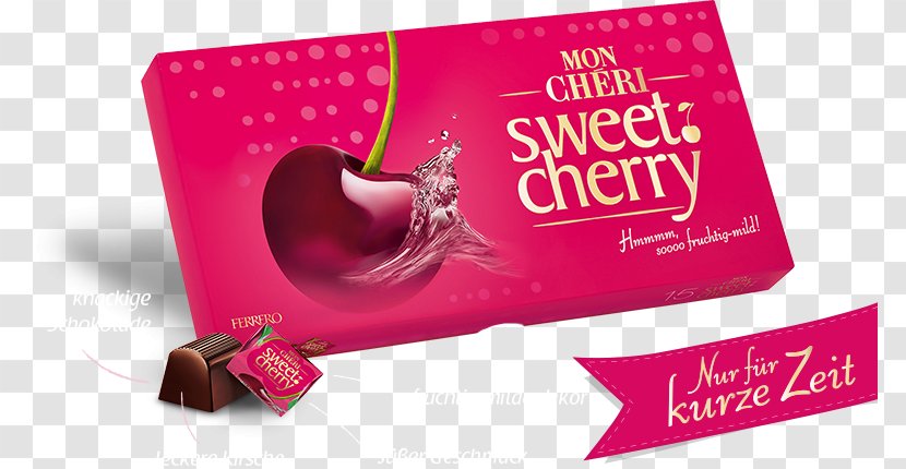 Chocolate Bar Mon Chéri Cherry Ferrero SpA Product - Fresh Cherries Transparent PNG