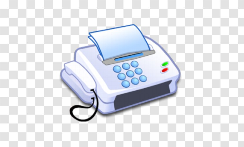Internet Fax Clip Art - Electronic Device - Corded Phone Transparent PNG