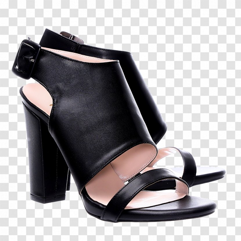 High-heeled Shoe Sandal Leather - Footwear Transparent PNG