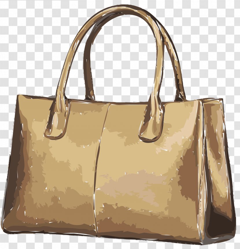 Handbag Leather Tote Bag Clip Art - Shoulder - Purse Transparent PNG