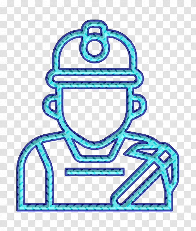 Miner Icon Jobs And Occupations Icon Transparent PNG