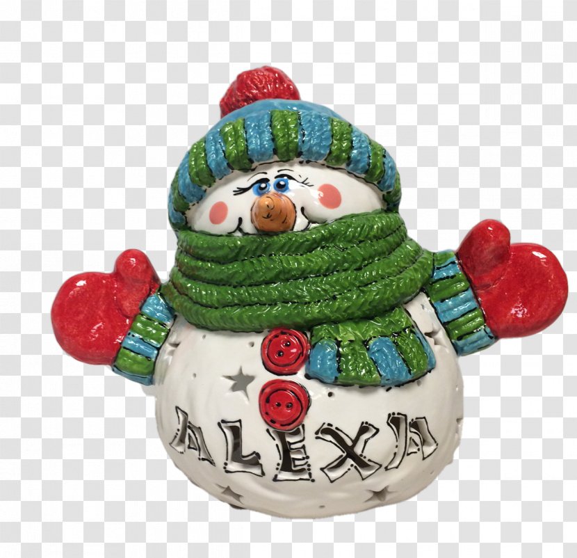 Pottery Snowman Christmas Day 8 Letters Holiday - Ornament - Snow Wish Transparent PNG