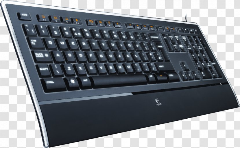 Computer Keyboard Keypad Logitech Peripheral - Touchpad Transparent PNG