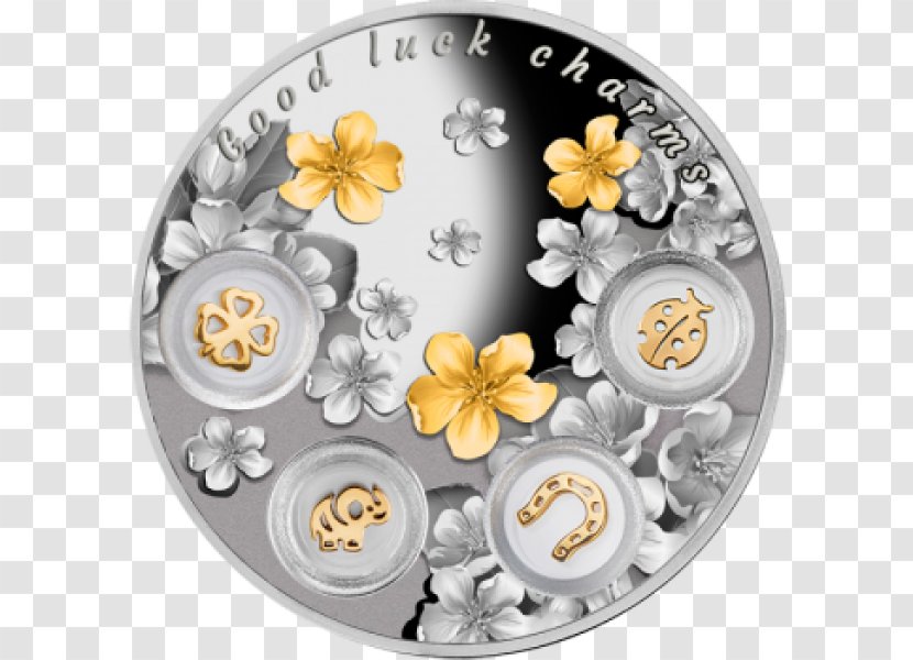 Geography Of Niue Silver Coin Luck - Yellow - Good Transparent PNG