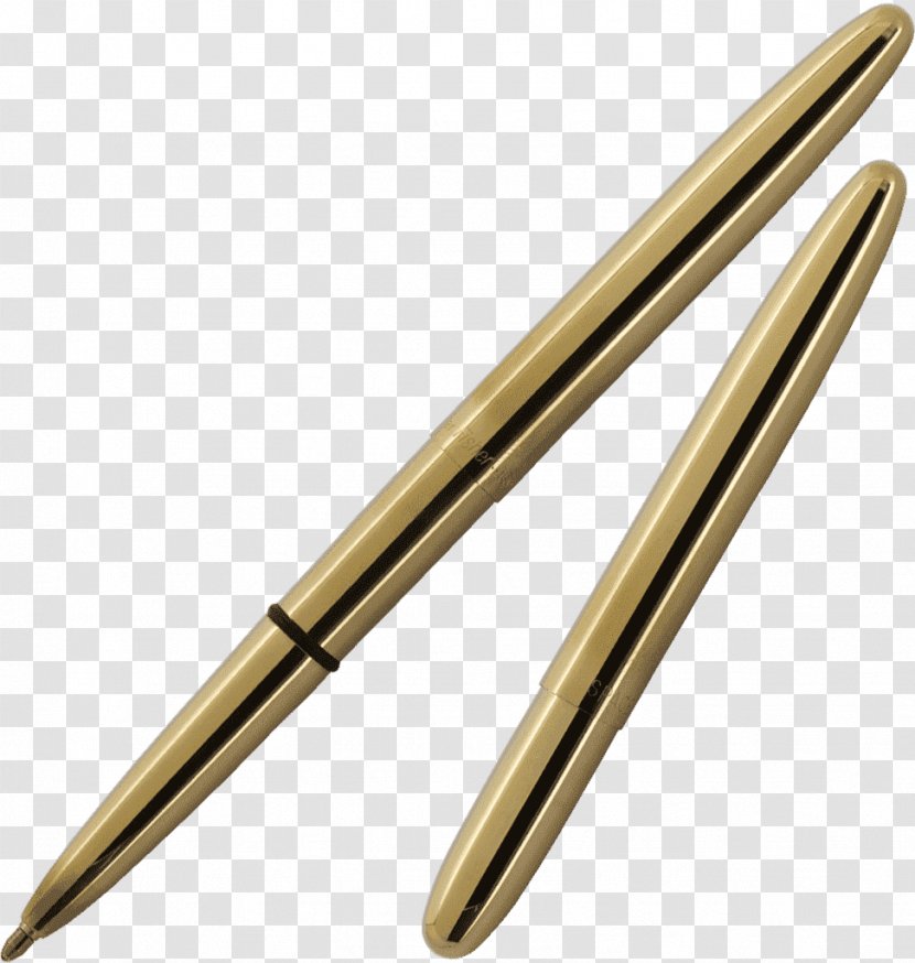Fisher Space Pen Bullet Pens Brass Parker Company - Ballpoint Transparent PNG