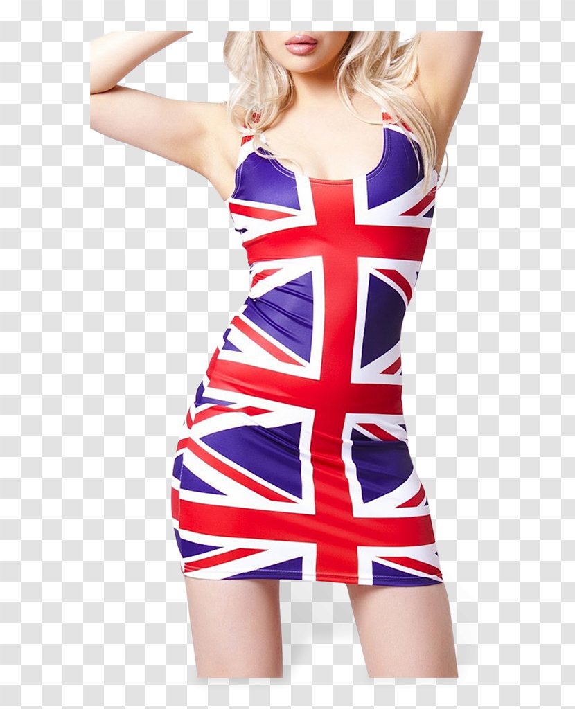 Flag Of The United Kingdom Dress Clothing - Silhouette Transparent PNG